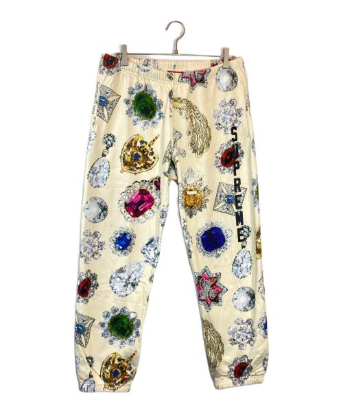 SUPREME（シュプリーム）Supreme (シュプリーム) JEWELS SWEATPANT アイボリー サイズ:Mの古着・服飾アイテム
