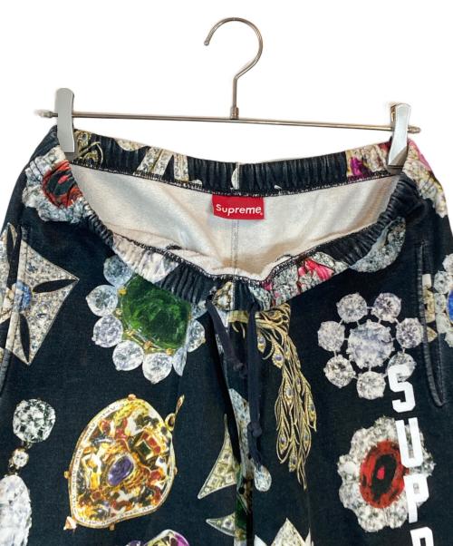 SUPREME（シュプリーム）Supreme (シュプリーム) JEWELS SWEATPANT ブラック サイズ:Mの古着・服飾アイテム