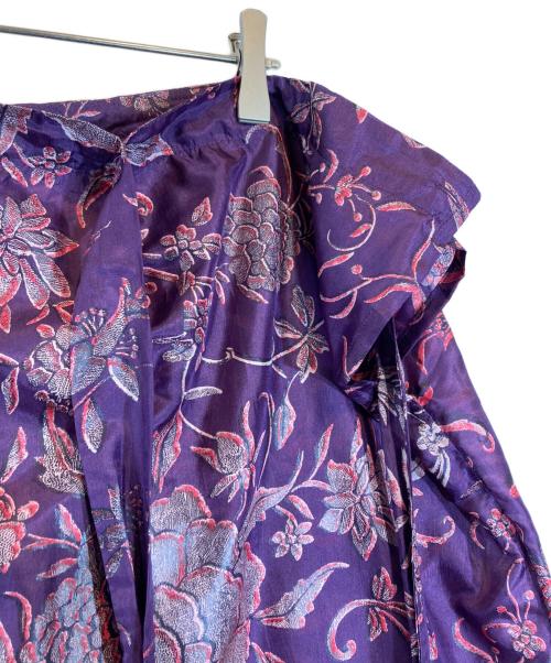 DRIES VAN NOTEN（ドリスヴァンノッテン）DRIES VAN NOTEN (ドリスヴァンノッテン) 花柄スカート パープル サイズ:36の古着・服飾アイテム