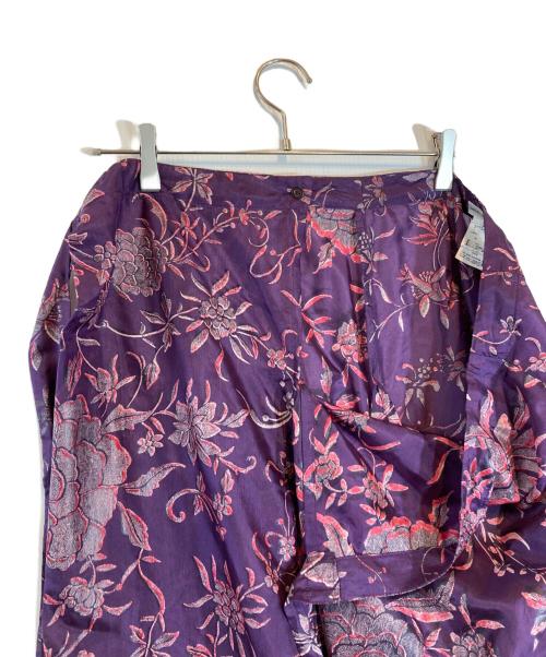 DRIES VAN NOTEN（ドリスヴァンノッテン）DRIES VAN NOTEN (ドリスヴァンノッテン) 花柄スカート パープル サイズ:36の古着・服飾アイテム