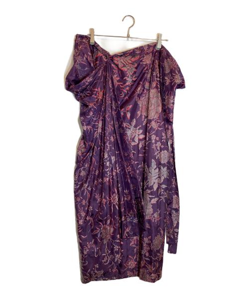 DRIES VAN NOTEN（ドリスヴァンノッテン）DRIES VAN NOTEN (ドリスヴァンノッテン) 花柄スカート パープル サイズ:36の古着・服飾アイテム