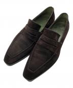 Berlutiベルルッティ）の古着「Andy Suede Leather Loafers」｜ブラウン