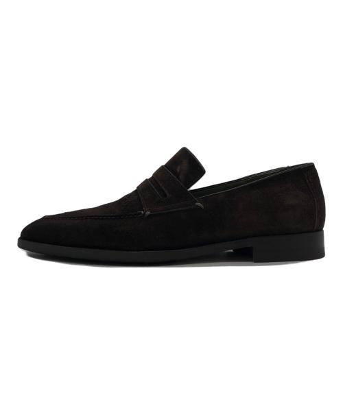 Berluti（ベルルッティ）Berluti (ベルルッティ) Andy Suede Leather Loafers ブラウン サイズ:SIZE 6 1/2の古着・服飾アイテム