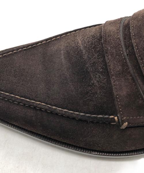 Berluti（ベルルッティ）Berluti (ベルルッティ) Andy Suede Leather Loafers ブラウン サイズ:SIZE 6 1/2の古着・服飾アイテム