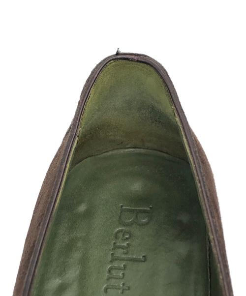 Berluti（ベルルッティ）Berluti (ベルルッティ) Andy Suede Leather Loafers ブラウン サイズ:SIZE 6 1/2の古着・服飾アイテム