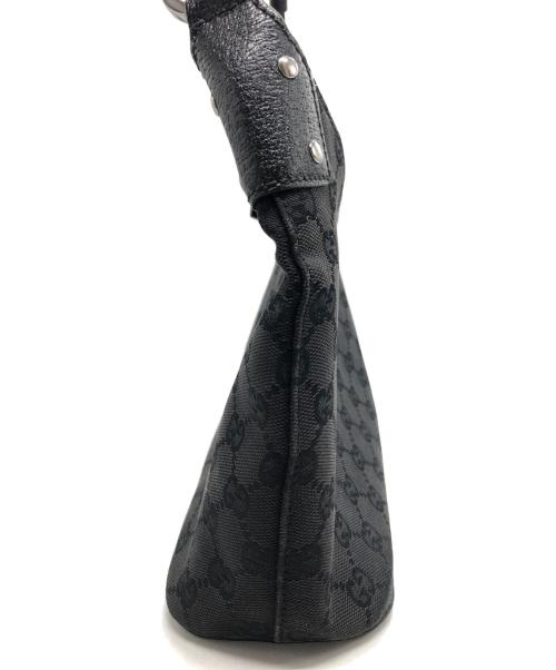 GUCCI（グッチ）GUCCI (グッチ) GGキャンバス ワンショルダーバッグ ブラックの古着・服飾アイテム