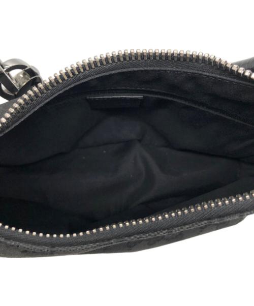 GUCCI（グッチ）GUCCI (グッチ) GGキャンバス ワンショルダーバッグ ブラックの古着・服飾アイテム