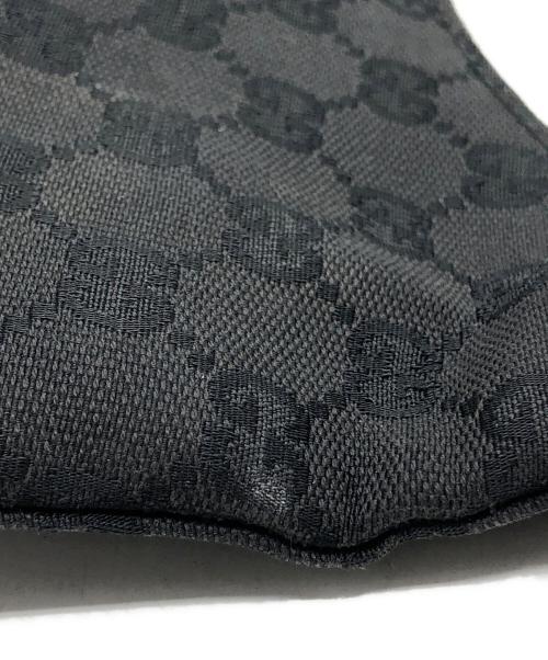 GUCCI（グッチ）GUCCI (グッチ) GGキャンバス ワンショルダーバッグ ブラックの古着・服飾アイテム