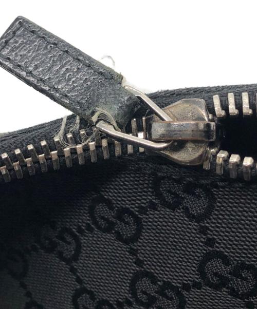 GUCCI（グッチ）GUCCI (グッチ) GGキャンバス ワンショルダーバッグ ブラックの古着・服飾アイテム