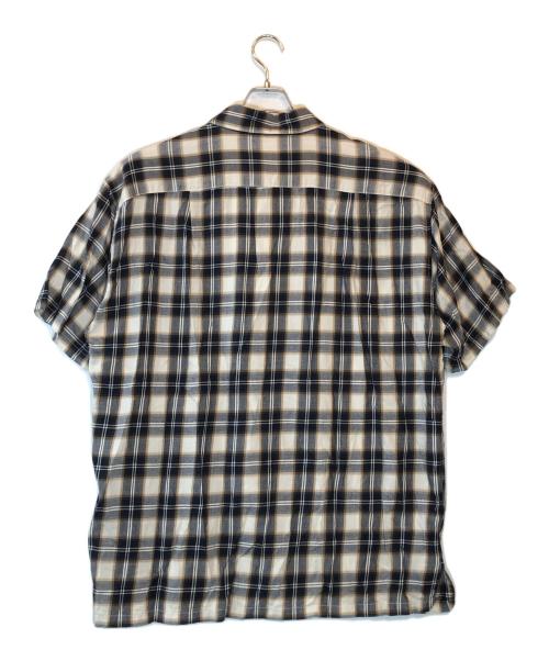 doublet（ダブレット）doublet (ダブレット) KEY PERSON EMBROIDERY SHIRT ネイビー サイズ:LARGEの古着・服飾アイテム