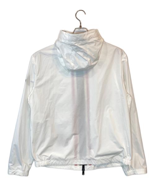 MONCLER（モンクレール）MONCLER (モンクレール) トリコロールテープ フルジップ パーカー ホワイト サイズ:SIZE 2の古着・服飾アイテム
