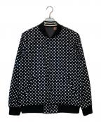 SUPREME×COMME des GARCONS SHIRTシュプリーム×コムデギャルソンシャツ）の古着「Reversible Varsity Baseball Jacket」｜ブラック