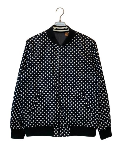 SUPREME（シュプリーム）SUPREME (シュプリーム) COMME des GARCONS SHIRT (コムデギャルソンシャツ) Reversible Varsity Baseball Jacket ブラック サイズ:Lの古着・服飾アイテム
