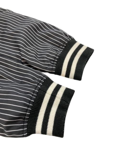 SUPREME（シュプリーム）SUPREME (シュプリーム) COMME des GARCONS SHIRT (コムデギャルソンシャツ) Reversible Varsity Baseball Jacket ブラック サイズ:Lの古着・服飾アイテム