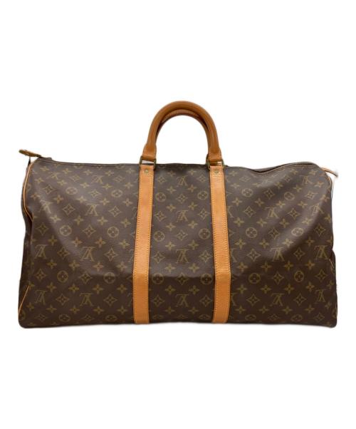 LOUIS VUITTON（ルイ ヴィトン）LOUIS VUITTON (ルイ ヴィトン) トラベルバッグ　ルイ ヴィトン LOUIS VUITTON モノグラム キーポル 55 ボストン バッグ ブラウン ブラウンの古着・服飾アイテム