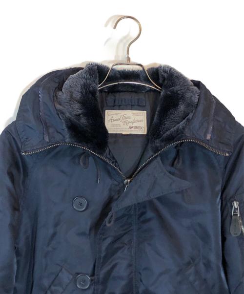 AVIREX（アヴィレックス）AVIREX (アヴィレックス) N-2Bフライトジャケット ネイビー サイズ:SIZE Mの古着・服飾アイテム