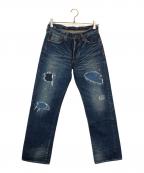 SUGAR CANEシュガーケーン）の古着「ロースターセルビッチデニムパンツ」｜ブルー