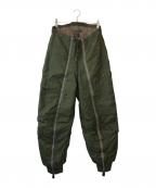 US AIR FORCEユーエスエアフォース）の古着「TYPE A－11フライトパンツ」｜オリーブ
