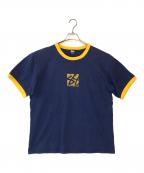 stussyステューシー）の古着「リンガーTシャツ」｜ネイビー