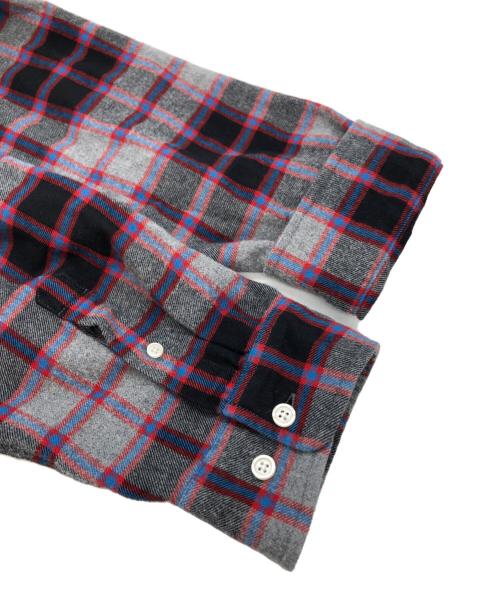 SUPREME（シュプリーム）Supreme (シュプリーム) Plaid Flannel Shirt グレー サイズ:XLの古着・服飾アイテム