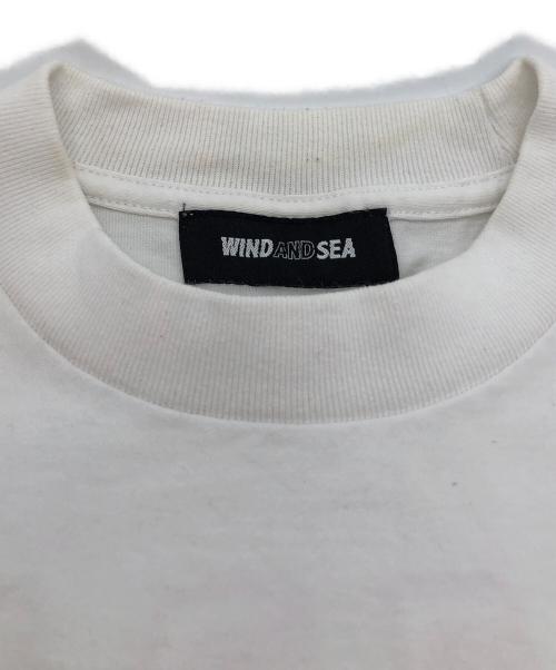 WIND AND SEA（ウィンダンシー）WIND AND SEA (ウィンダンシー) The Rolling Stones (ザ ローリングストーンズ) 半袖Tシャツ ホワイト サイズ:XLの古着・服飾アイテム
