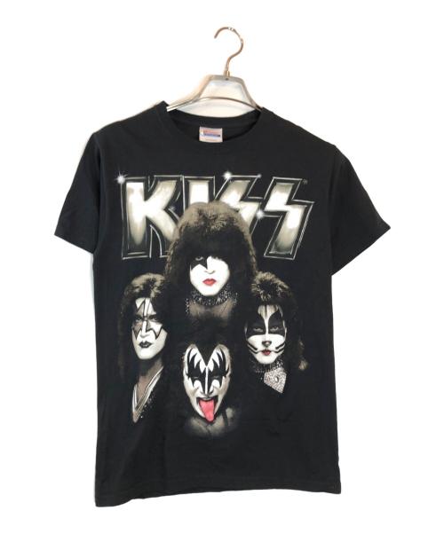 Hanes（ヘインズ）Hanes (ヘインズ) プリントカットソー ブラック サイズ:Sの古着・服飾アイテム