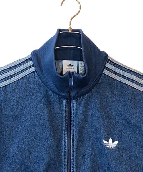 adidas（アディダス）adidas (アディダス) アディカラー デニム ファイヤーバード トラックトップ ブルー サイズ:3XLの古着・服飾アイテム