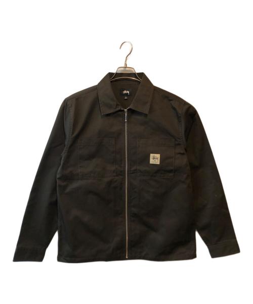 stussy（ステューシー）stussy (ステューシー) スイングトップ ブラウン サイズ:Mの古着・服飾アイテム