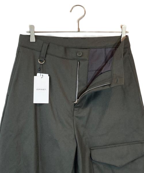 SOPHNET.（ソフネット）SOPHNET. (ソフネット) LIGHT MELTON WOOL ROYAL NAVY PANTS グレー サイズ:SIZE 1 未使用品の古着・服飾アイテム
