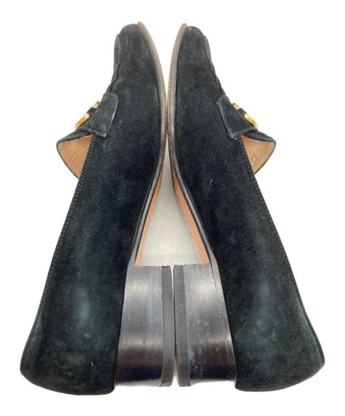 Salvatore Ferragamo（サルヴァトーレ フェラガモ）Salvatore Ferragamo (サルヴァトーレ フェラガモ) スウェードガンチーニパンプス ブラック サイズ:SIZE 37の古着・服飾アイテム