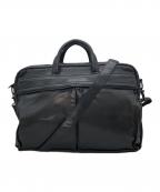 PORTERポーター）の古着「2WAYレザービジネスバッグ」｜ブラック