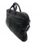 中古・古着 PORTER (ポーター) 2WAYレザービジネスバッグ ブラック：15000円