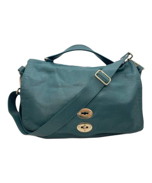 zanellato（ザネラート）ZANELLATO (ザネラート) POSTINAレザーショルダーバッグ グリーンの古着・服飾アイテム