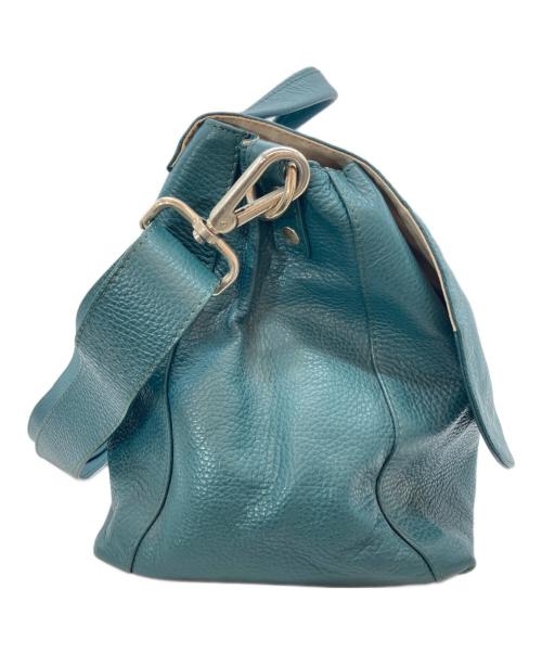 zanellato（ザネラート）ZANELLATO (ザネラート) POSTINAレザーショルダーバッグ グリーンの古着・服飾アイテム