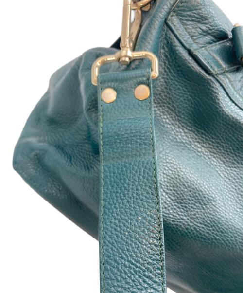 zanellato（ザネラート）ZANELLATO (ザネラート) POSTINAレザーショルダーバッグ グリーンの古着・服飾アイテム