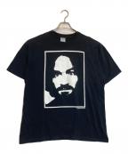 anvilアンヴィル）の古着「チャールズマンソンプリントTシャツ」｜ブラック
