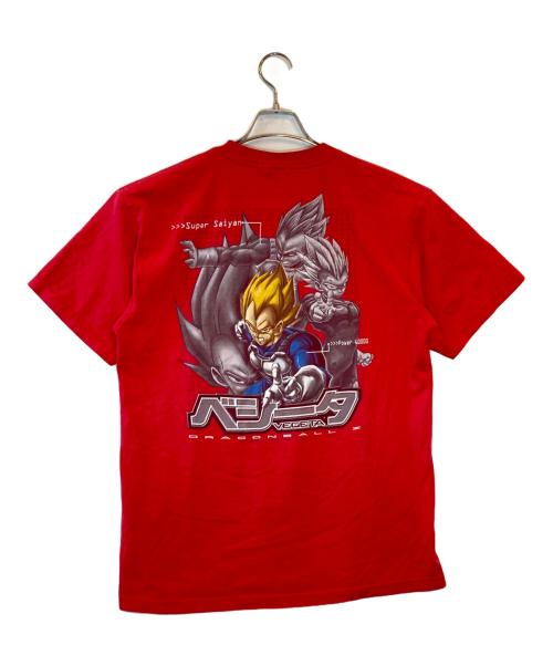 USED（ユーズド）USED (ユーズド) プリントTシャツ レッド サイズ:Lの古着・服飾アイテム