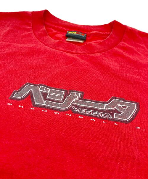 USED（ユーズド）USED (ユーズド) プリントTシャツ レッド サイズ:Lの古着・服飾アイテム