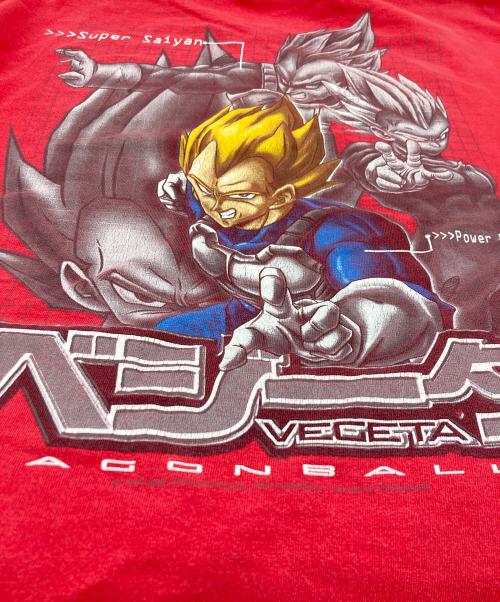 USED（ユーズド）USED (ユーズド) プリントTシャツ レッド サイズ:Lの古着・服飾アイテム