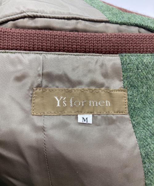 Y's for men（ワイズフォーメン）Y's for men (ワイズフォーメン) ウール3Bジャケット グリーン サイズ:SIZE Mの古着・服飾アイテム
