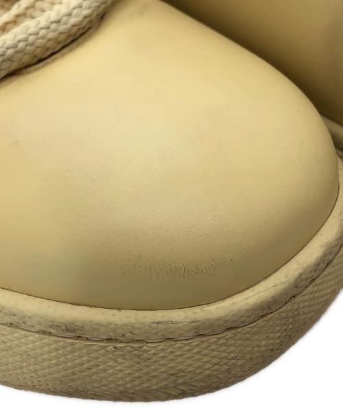 BURBERRY（バーバリー）BURBERRY (バーバリー) Box Leather Sneakers ベージュ サイズ:44の古着・服飾アイテム