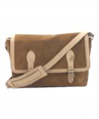 A.P.C.アーペーセー）の古着「スウェードショルダーバッグ」｜ブラウン