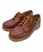 G.H.BASS×CASSIDY&SEPTISジーエイチバス×）の古着「シボ革モカシンシューズ」｜ブラウン