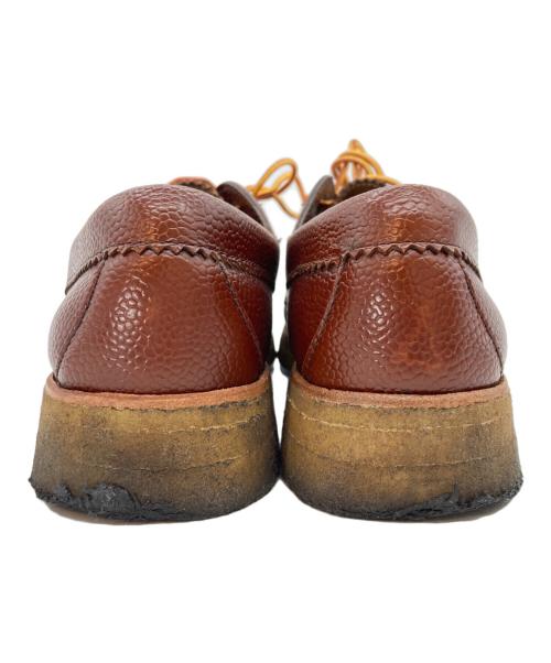 G.H.BASS（ジーエイチバス）G.H.BASS (ジーエイチバス) CASSIDY&SEPTIS シボ革モカシンシューズ ブラウン サイズ:38 1/2の古着・服飾アイテム