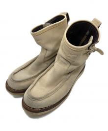 WTAPS（ダブルタップス）の古着「スウェードエンジニアブーツ」｜ベージュ