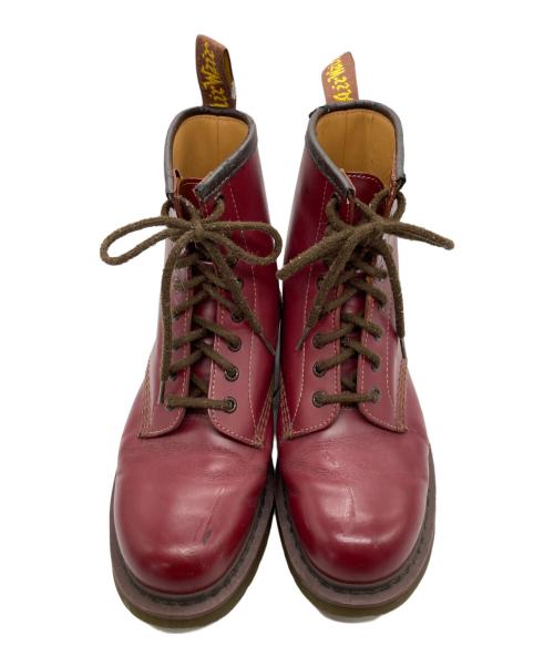WTAPS（ダブルタップス）WTAPS (ダブルタップス) Dr.Martens (ドクターマーチン) 8ホールブーツ レッド サイズ:UK7の古着・服飾アイテム