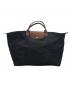 LONGCHAMP（ロンシャン）の古着「ル プリアージュ オリジナル トラベルバッグ S」｜ブラック