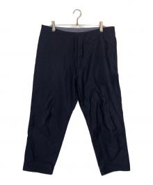 BLURHMS（ブラームス）の古着「リバーシブルコットン紐パンツ」｜ネイビー