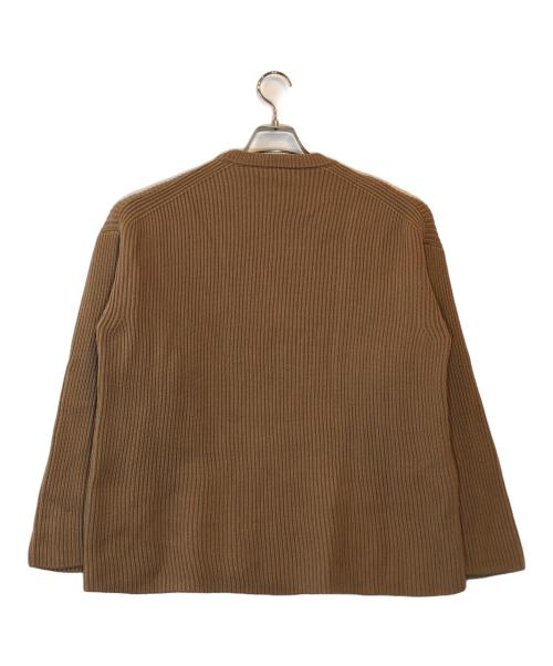 AURALEE（オーラリー）AURALEE (オーラリー) SUPER FINE WOOL RIB KINT ブラウン サイズ:３の古着・服飾アイテム