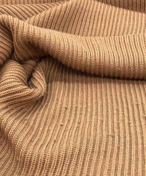 AURALEE（オーラリー）AURALEE (オーラリー) SUPER FINE WOOL RIB KINT ブラウン サイズ:３の古着・服飾アイテム